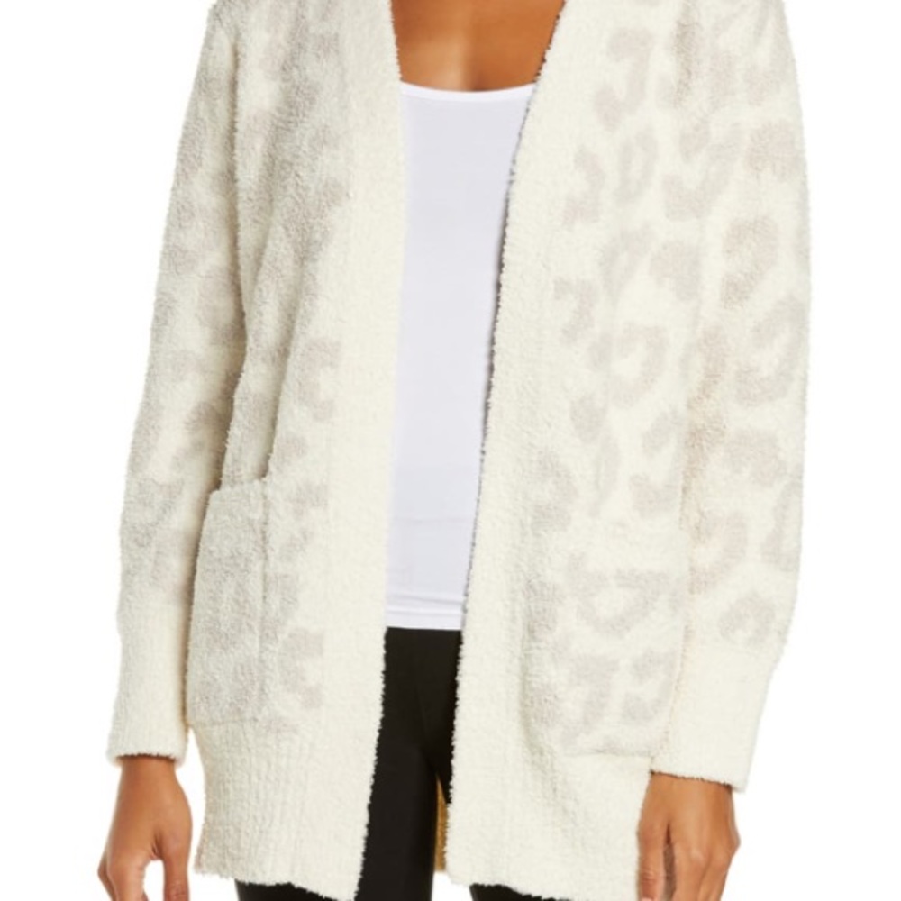 Barefoot Dreams Leopard Cardigan